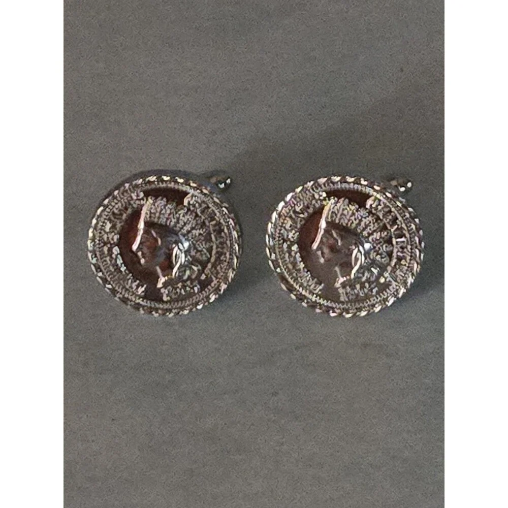 Vtg. Indianhead Penny Cuff Links (Y-12)